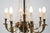 Large Empire Bronze Chandelier with Wall Lights, Belgium, 1950s, Set of 3 For Sale - Image 6 of 18