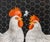 Contemporary Chickens and Eggs Oil on Canvas For Sale - Image 3 of 8
