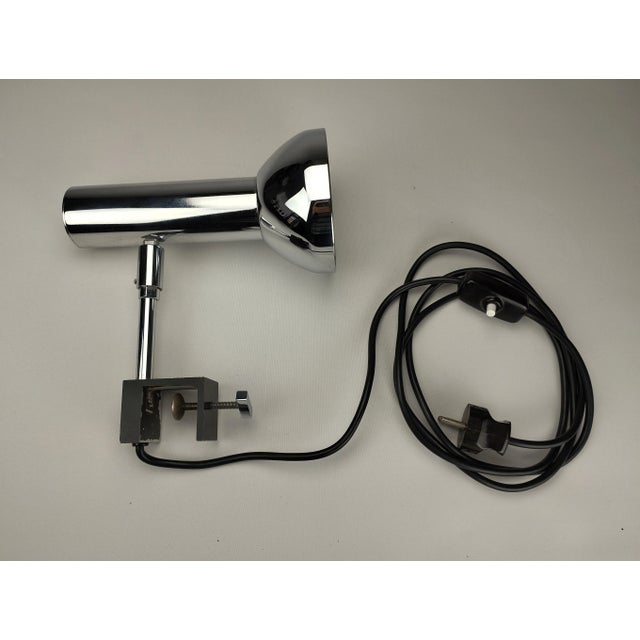 Mid-Century Modern Mid-Century Chrome-Plated Clip-on Desk Lamp from Cosack, 1960s For Sale - Image 3 of 10