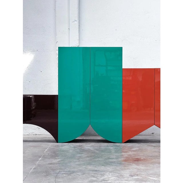 Not Yet Made - Made To Order Large Bridges Cabinet in Green by Muller Van Severen for BD Barcelona For Sale - Image 5 of 6