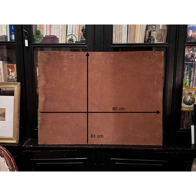 Loire Riverbank, 1930, Oil Painting For Sale - Image 9 of 10