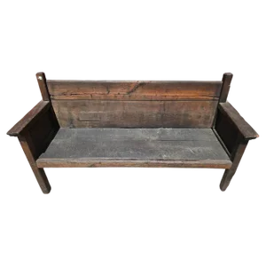 Antique Wooden Bench, 1750s