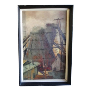 Pacific Northwest Industrial Scene, Teepee Burner For Sale