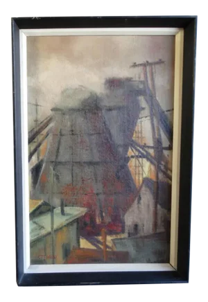 Pacific Northwest Industrial Scene, Teepee Burner