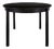 Modern Black-Stained Oak Table For Sale