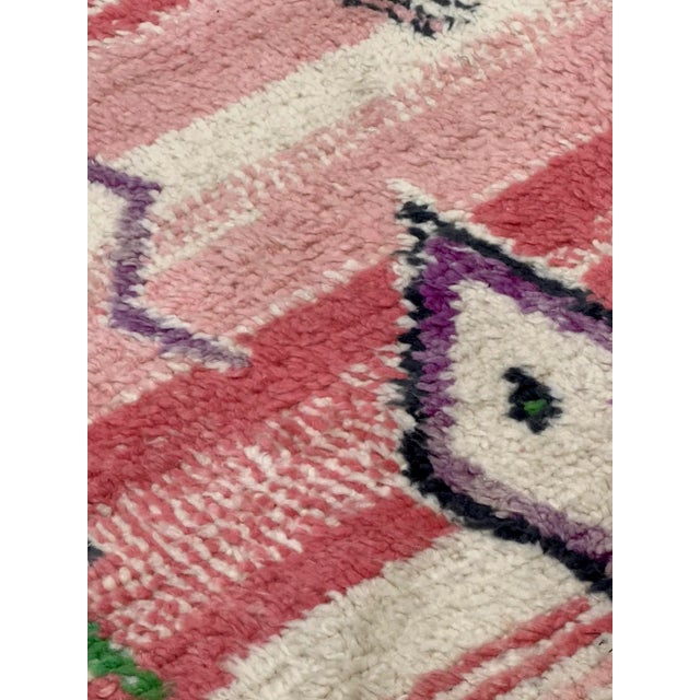 Moroccan Vintage Moroccan Rug 6'7" X 10’0" For Sale - Image 3 of 9