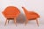 1950s Mid-Century Orange Beech Armchairs attributed to Miroslav Navratil, 1950s, Set of 2 For Sale - Image 5 of 7