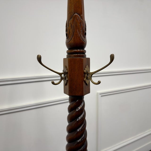 Wood English Teak Coat Rack For Sale - Image 7 of 12