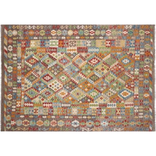 Contemporary Afghan Maimana Kilim Rug For Sale