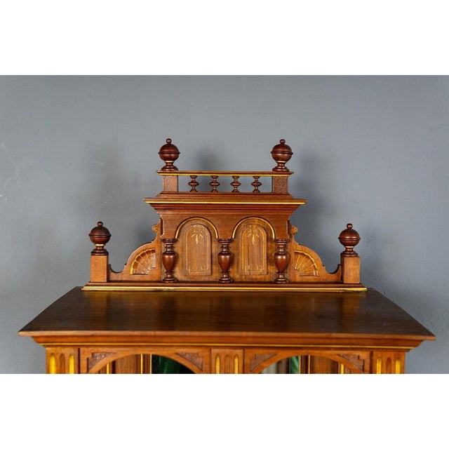 Wilhelminian Style Side Cabinet or Buffet Shelf, 1890s-1910s For Sale - Image 10 of 18