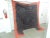 1970s Orange & Black Tie-Dye Asian Fabric Panel or Cloth For Sale - Image 5 of 7