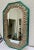 Wood Iridescent Victorian Embossed Metal Wall Mirror For Sale - Image 7 of 12