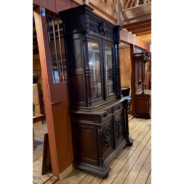 Black Forest Carved Bookcase For Sale - Image 13 of 18
