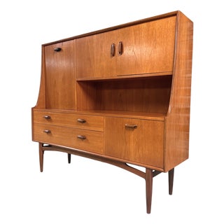 Mid-Century Modern G-Plan Brasilia Highboard by Victor Wilkins For Sale