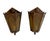 Antique Copper Plated Hexagonal Wall Sconces For Sale - Image 9 of 9