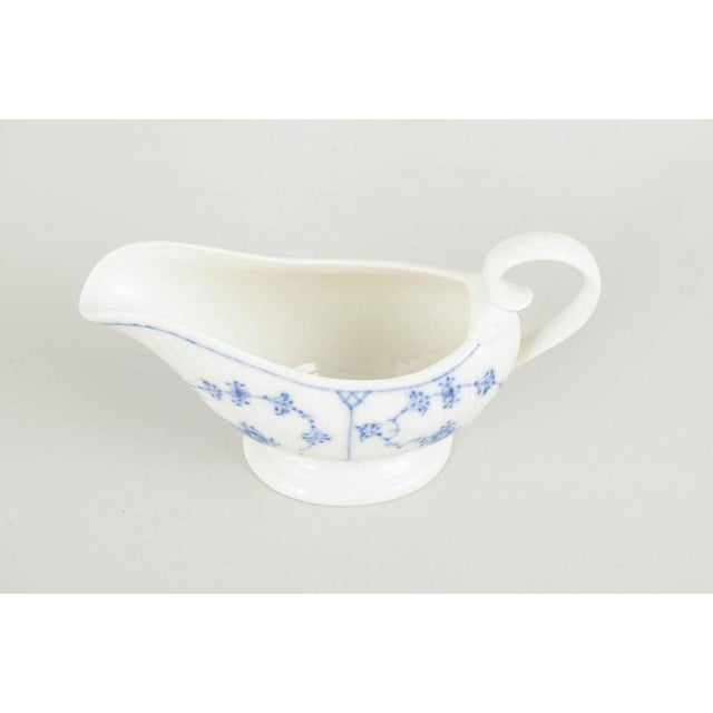 Royal Copenhagen, Blue Fluted Plain, small butter sauce boat, 1963. Classic butter sauce boat in Blue Fluted Plain, made...