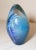 1990s Vintage Signed Robert Eickholt 1993 Hand Blown Art Studio Glass Paperweight Egg For Sale - Image 5 of 12