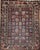 Persian Vintage Oversized Persian Bakhtiari Rug, Hand-Knotted wool, Garden Panel Pattern, Burgundy & Blue, 11x14 For Sale - Image 3 of 11