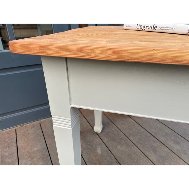 Antique Table in Fir, 1890s For Sale - Image 5 of 15