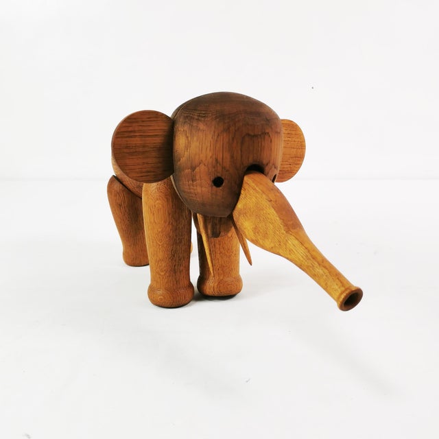 Wooden Elephant by Kay Bojesen, 1970s For Sale - Image 14 of 14