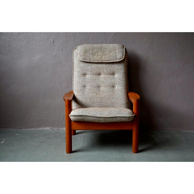Modern Danish Teak Armchair from Domino Möbler, 1960s For Sale - Image 3 of 18