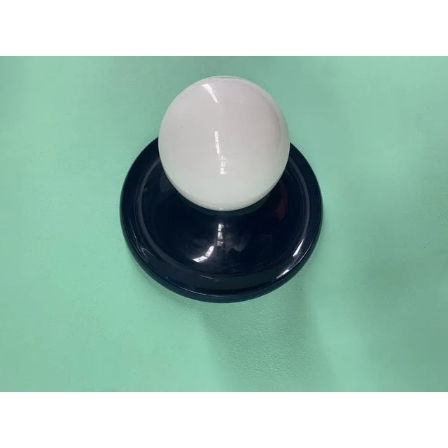 Flos Light Ball Blue Metal Wall Light by Achille Castiglioni for Flos, 1960 For Sale - Image 4 of 6