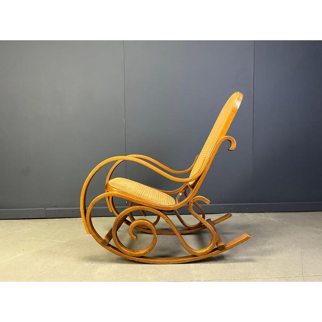 Vintage Thonet Rocking Chairs, 1960s For Sale - Image 10 of 13