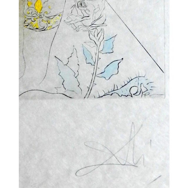 Surrealism 1960s Salvador Dali the Hippies Woman With Garter For Sale - Image 3 of 5