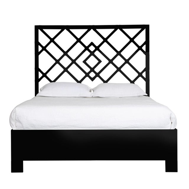 Black Darien Bed Queen - Black For Sale - Image 8 of 8