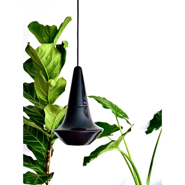 Ceramic Small 1.0_black Gloss Light by Rodrigo Vairinhos For Sale - Image 7 of 12