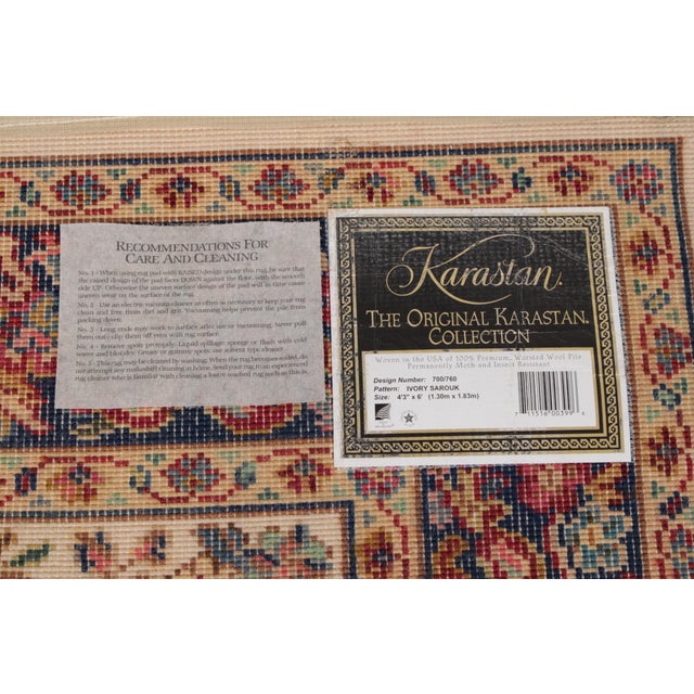 Karastan 100% Wool Approx. 4’3” X 6’ Area Rug For Sale - Image 15 of 15