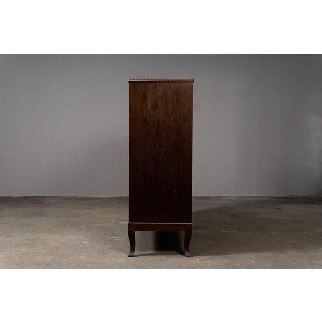 Art Nouveau Highboard in Birch For Sale - Image 5 of 18