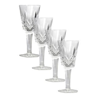Mid 20th Century Waterford Lismore Petite Wine Stems - Set of 4 For Sale
