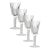 Mid 20th Century Waterford Lismore Petite Wine Stems - Set of 4 For Sale