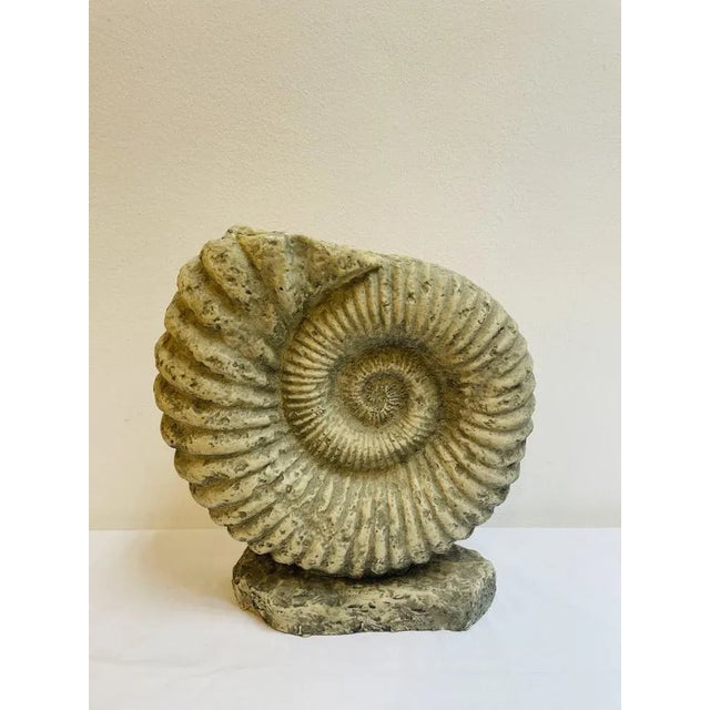 Large Ammonite Shaped Vase, 1980s For Sale - Image 6 of 10
