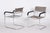 Black Czech Bauhaus Chrome Armchairs attributed to Marcel Breuer for Thonet, 1930s, Set of 2 For Sale - Image 8 of 12