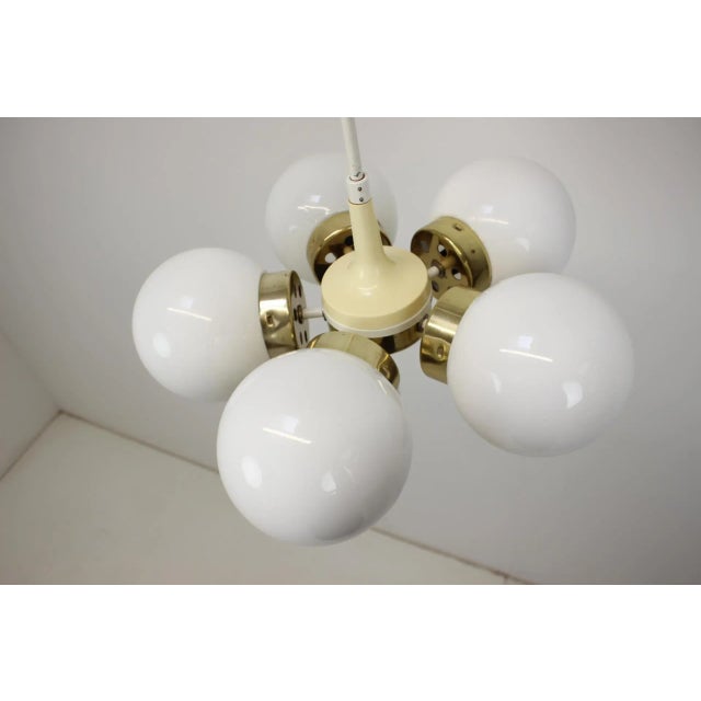 Space Age Sputnik Chandelier from Elektroinstala Decin, 1970s For Sale - Image 4 of 10