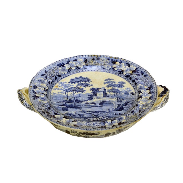 Rare Antique Spode Warming Dish Chairish