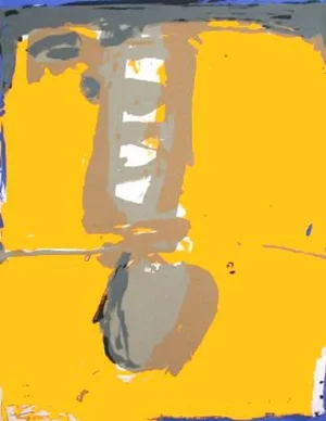 1981 Michèle Destarac Abstract Composition Lithograph