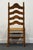 Ethan Allen Hand Decorated Collection Solid Hard Rock Maple Hitchcock Style Ladderback Accent Side Chair W. Rush Seat 14-6041 For Sale In Kansas City - Image 6 of 8