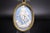 Antique 19th century Wedgwood light blue jasperware oval plaque of Venus and Cupid in a gilt frame. Measures 5 3/4" tall...