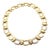 Vintage Bvlgari Bulgari Diamond Yellow Gold Link Necklace For Sale