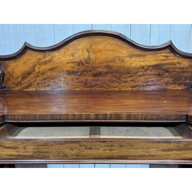 19th Century Victorian Mahogany Serving Cart For Sale - Image 13 of 18