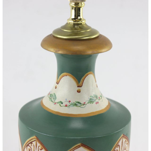 Early 20th Century Vintage Trophy Lamp on Faux Marble Base For Sale - Image 4 of 10