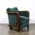 Pair of Art Deco Walnut Armchairs in Eucalyptus Mohair Velvet W/ Nickel Sabots For Sale - Image 18 of 18