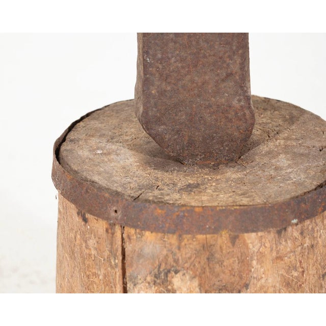 Charming Swedish farmer tool from 19th Century. H. 57 Dia. 27 cm. H. 22.4 Dia. 10.6 in.