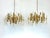 Italian Brass and Glass Chandeliers from Sciolari, 1970s, Set of 2 For Sale - Image 9 of 9