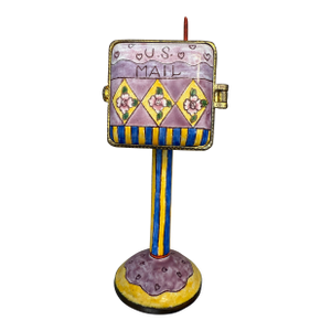 Empress Arts Floral Design Trinket Mailbox