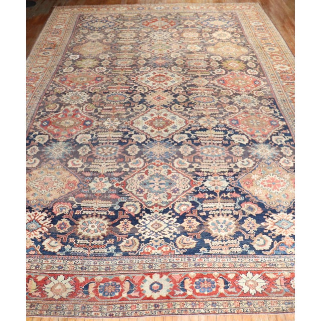 Antique Zabihi Collection Persian Mahal Rug - 12'4" x 19'6" For Sale - Image 12 of 12