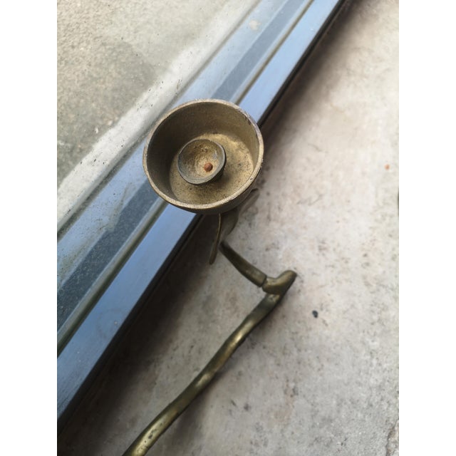 1970s Gold Snake Wall Candleholder, 1970s For Sale - Image 5 of 11